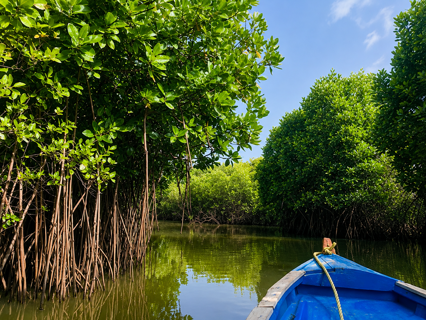 Boat ride through Pichavaram Mangrove forest